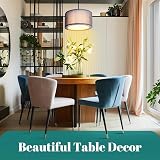 Giggi 2-Tier Grey Lampshade - 12 inch / 30 cm Drum Ceiling Table Floor view 9