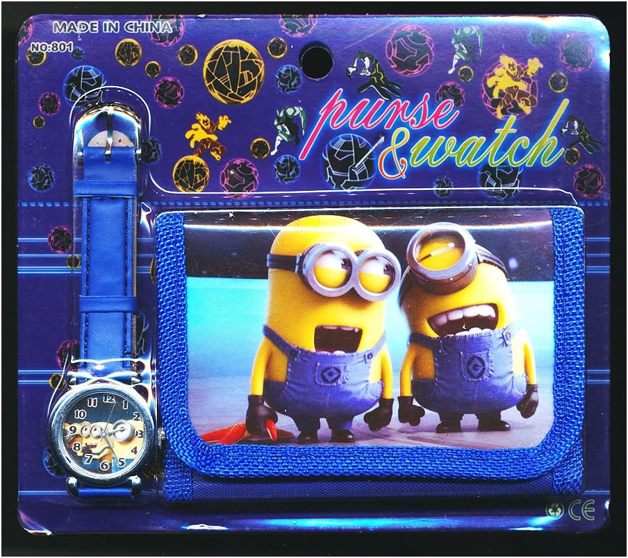Despicable Me 2 1 Children's Watch Wallet Set For Kids Boys Girls Christmas Gift Gifts - Sold by Happy Bargains Ltd