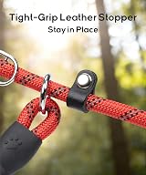 TagME Slip Lead for Dogs 1.8m Reflective Pad-Handle Training Leash Pink view 7