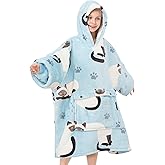 Narecte Kids Hoodie Blanket Birthday Gifts for Girls Year Old Girl Toddler Wearable Blanket Hoodie Kids Oversized Ideas Teen