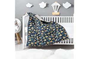 SPXTEX Blanket for Kids - Soft Breathable Childrens Bedding Chic Car Blanket for Kids, 100% Down Blanket Air Conditioning Lunch Break Blankets for Kids (Car, 39.4 x 53.2 inches)