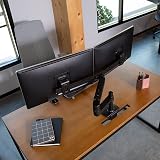 Ergotron LX Dual Direct Monitor Arm VESA Desk Mount for 2 Monitors up to 25 in view 3