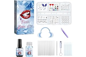 Tooth Gems Kit - 190PCS DIY Teeth Jewelry Kit | Fashion Dental Gems for Women & Girls | Safe, Easy-to-Use Smile Accessories (