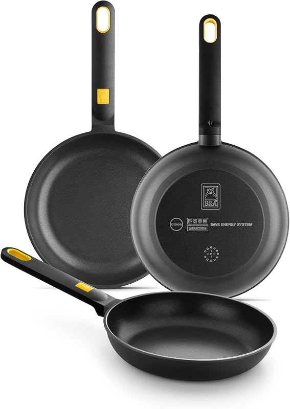 Daily Pro | Set di 3 padelle 20-24-28 cm, alluminio fuso