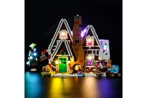 Briksmax Led Lighting Kit for Creator Gingerbread House - Compatible with Lego 10267 Building Blocks Model- Not Include The Lego Set
