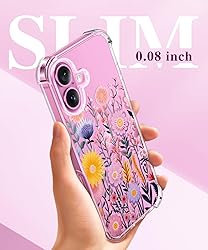 GVIEWIN for iPhone 16 Case, with Screen Protector