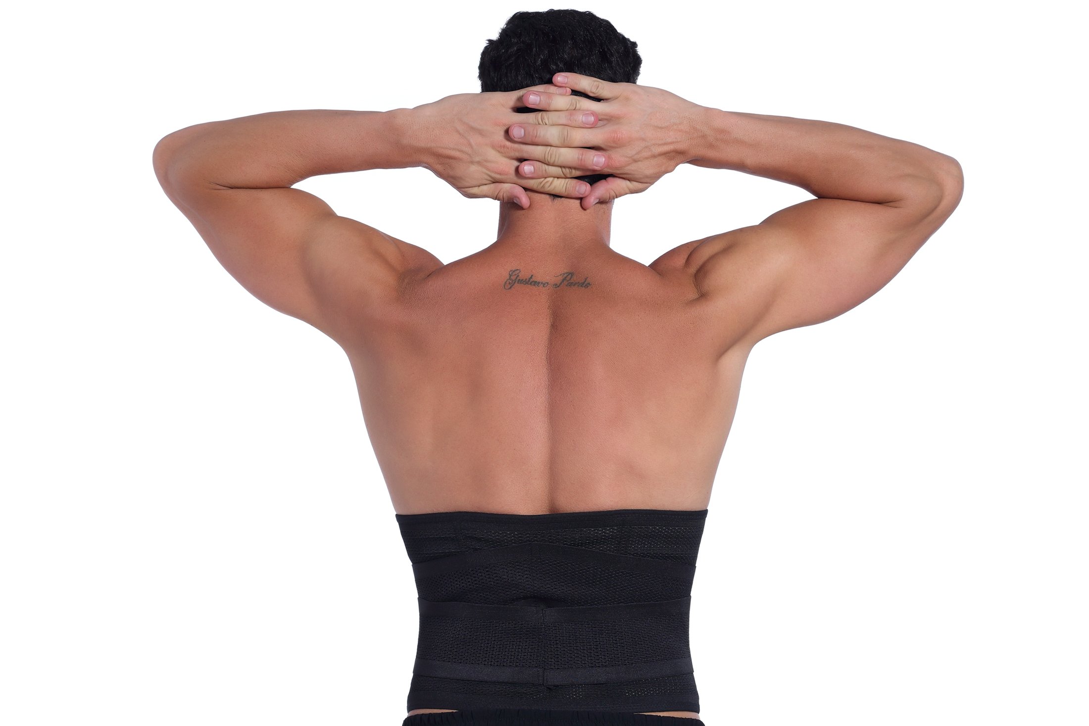 Renjie Waist Trimmer Trainer Cinchers Exercise Fitness Belt for Men and