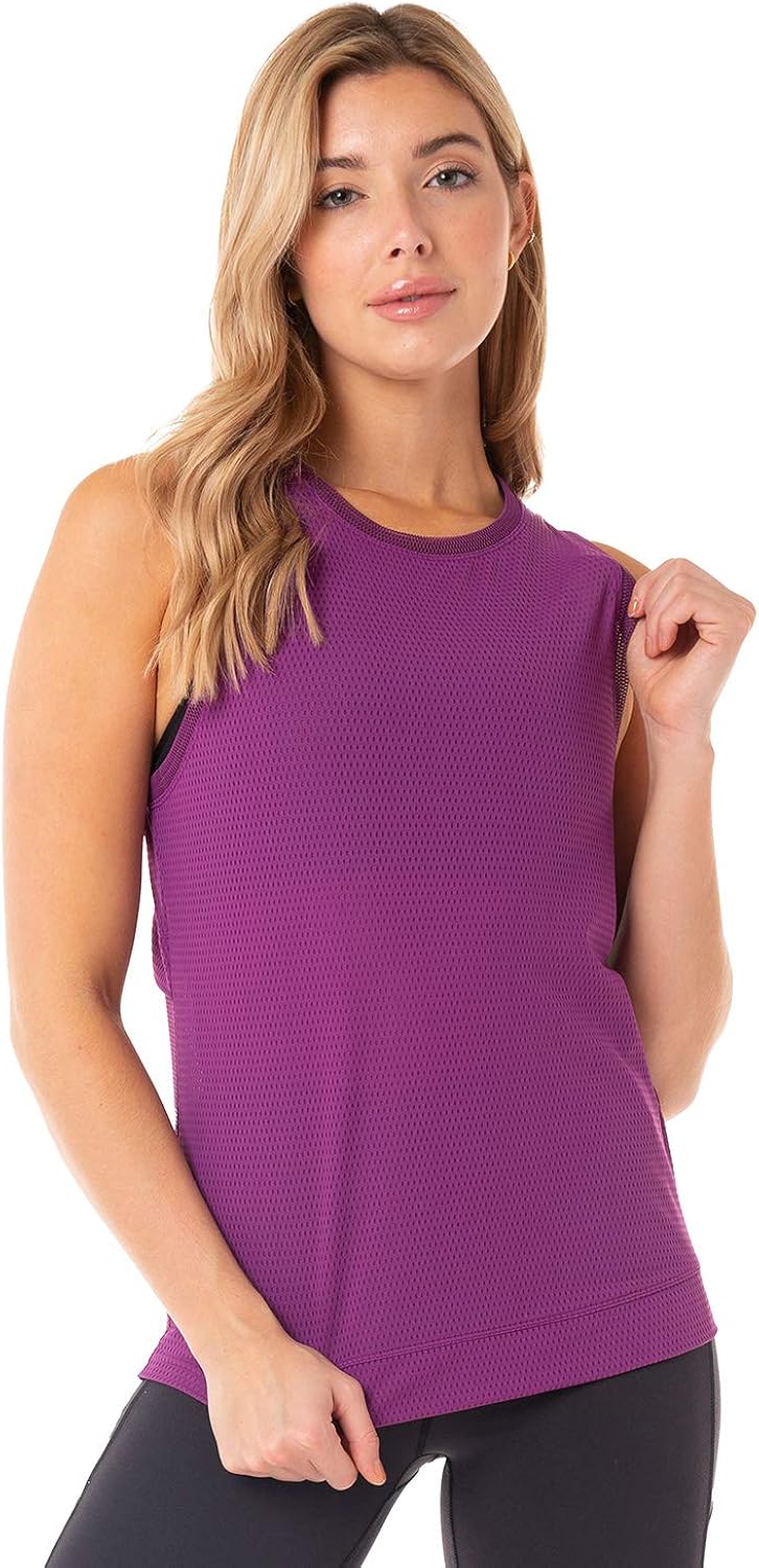 Kyodan Women's Sleeveless Athletic Performance Running Workout Yoga