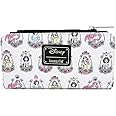 Loungefly x Disney Princess Portraits Allover-Print Faux Leather Wallet (White Multi, One Size)
