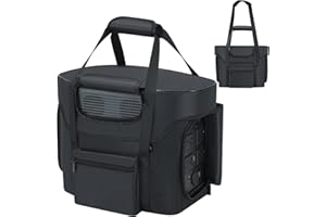 Cxinesbag Portable Power Station Bag Compatible with ECOFLOW DELTA 2,for ECOFLOW DELTA 2 Case with Buckle,Storage Case for camping essentials,Soft Generator Cover&Carrying Case Bag for Travel