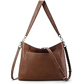 befen Genuine Leather Purse for Women Soft Leather Hobo Crossbody with 2 Detachable Straps Large Womens Purses And Handbags