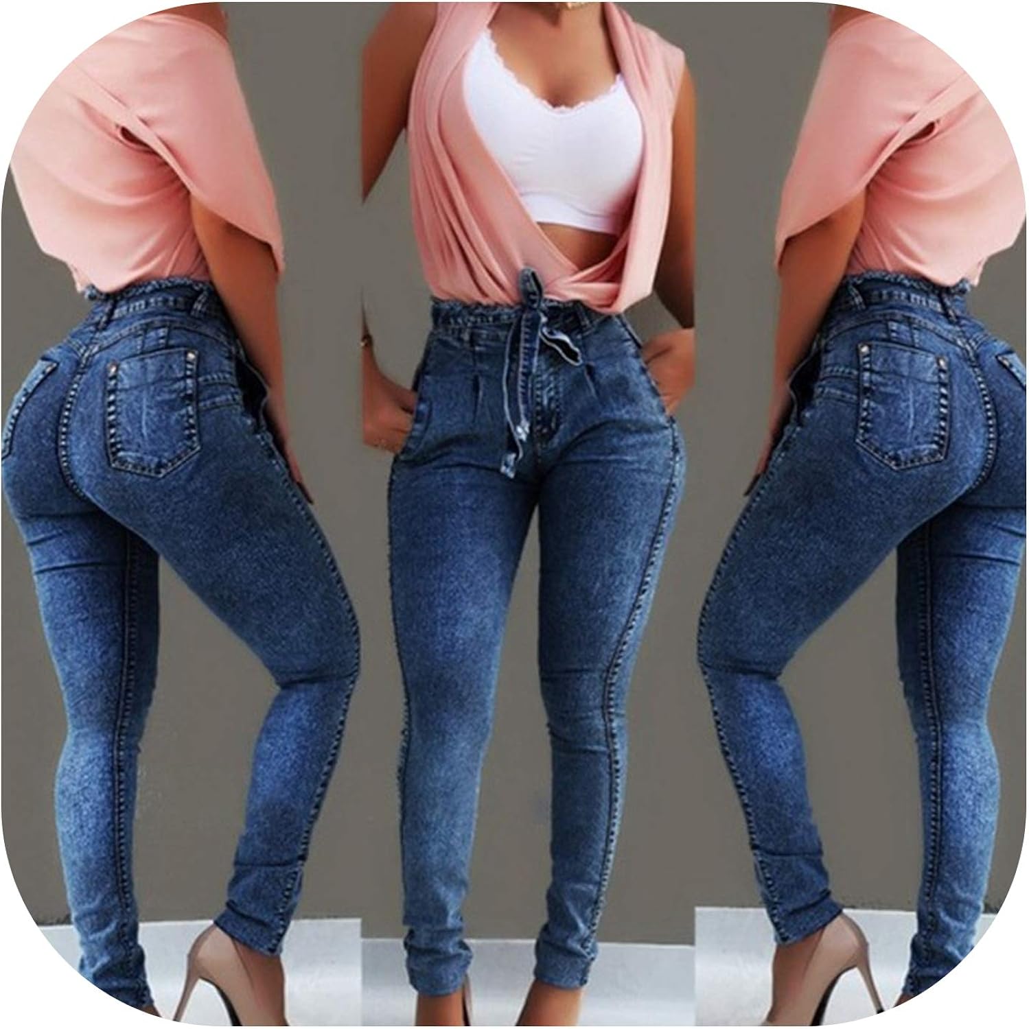push up jeans high waist