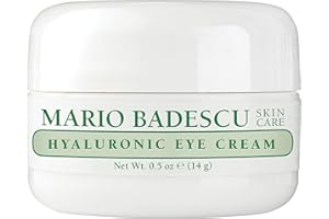 Mario Badescu Eye Cream for Dark Circles and Puffiness – Hyaluronic, Caffeine or Glycolic – Hydrating, Firming and Anti Aging Overnight Under Eye Care Treatment for Fine Lines and Wrinkles