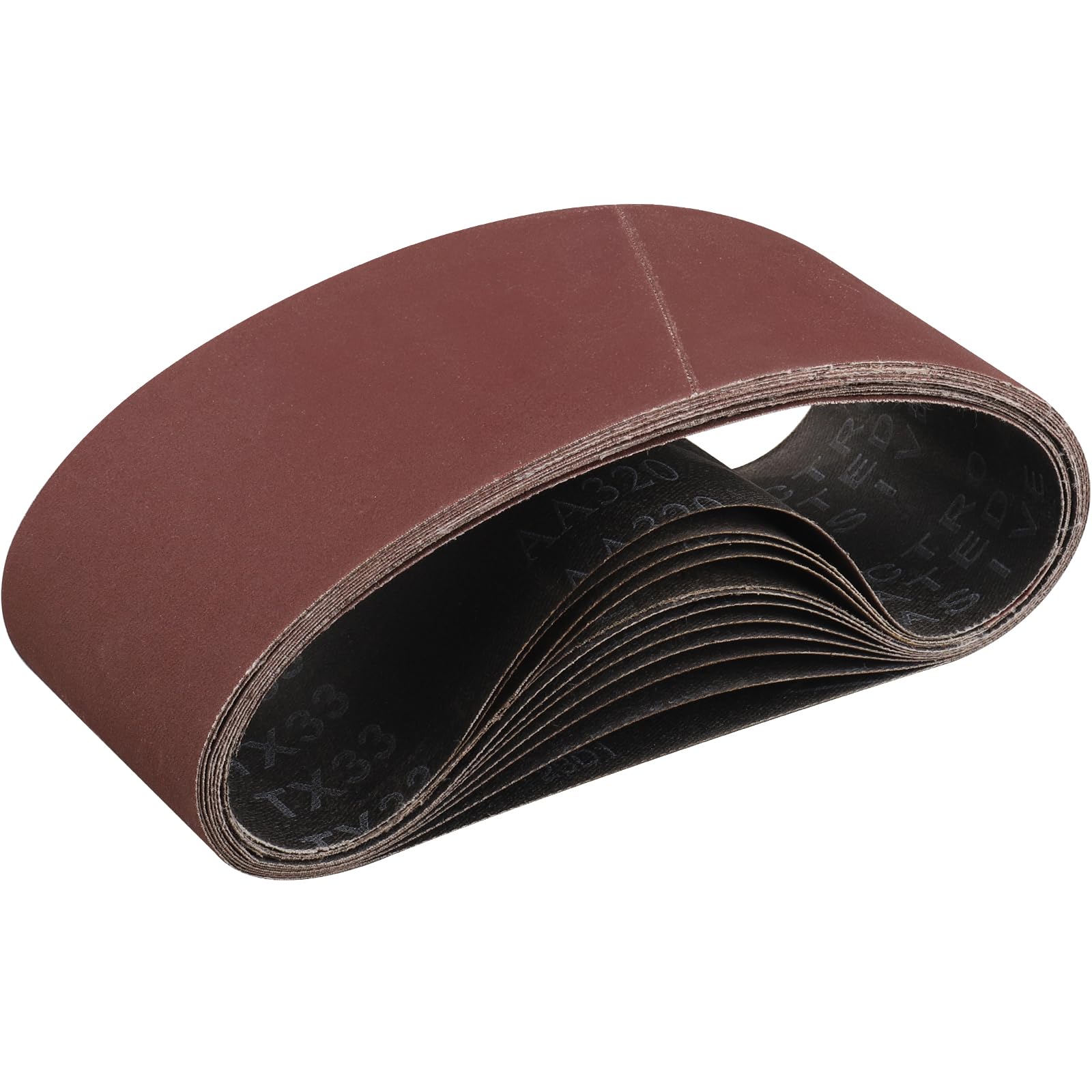 STEBRUAM Sanding Belt 75 x 457 mm,12PCS 320 Grit