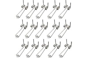 ZZXLLRO 40Pcs Curling Iron Double Torsion Spring Wire, Diameter 1.2mm Perm Rods Stainless Steel Hair Curling Replacement Accessories (Total Length: 30MM)