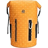 RIVONOVA Roll Top Closure Cooler Backpack 24H Insulated Leak Proof Zipperless Waterproof Soft Cooler for Men Women Floating