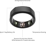 Oura Gen3 Heritage Smart Ring Size 13 Stealth Sleep Heart Rate Fitness view 9