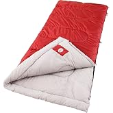 Coleman Palmetto Cool-Weather Sleeping Bag, 30&deg;F Lightweight Camping Sleeping Bag for Adults, No-Snag Zipper with Stuff Sack Included