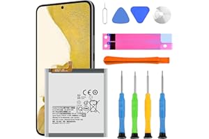 Voleset (Upgraded) Battery for Galaxy S22,(2025 New Version) 3300mAh EB-BS901ABY Replacement Battery for S22 5G SM-S901 SM-S901U with Screwdriver Tool Kit