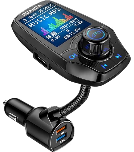 Amadana Music Carp FM Bluetooth ラジオ　カープ Amazon.com: Bluetooth FM Transmitter for Car, 1.44