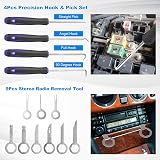 Uolor 342Pcs Trim Removal Tool Kit Car Panel Fastener Retainer Clip Set view 5