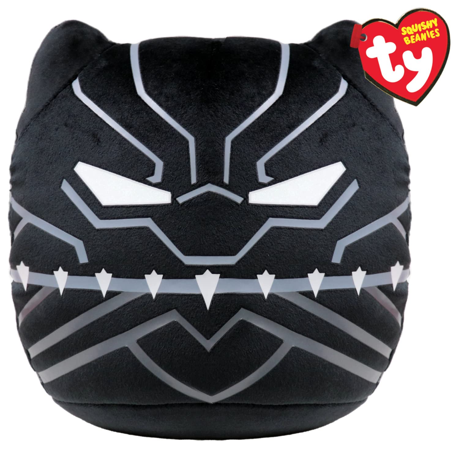 TY Marvel Avengers Black Panther Squish-A-Boo 10 Inches | Licensed Squishy Beanie Baby Soft Plush Marvel Toys | Collectible Cuddly Stuffed Teddy
