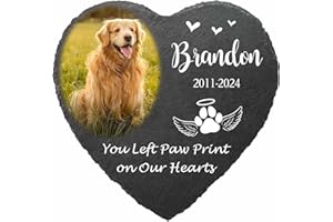 Personalized Loss of Dog Gift Dog Memorial Stone, Cemetery Decorations for Grave, Pet Loss Gifts, Cat Memorial Gifts, Pet Mem