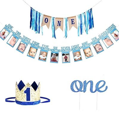 60 オフ 1st Birthday Boy S Decoration Kit Goodyh Baby Boy First