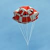 Top Flight Recovery PAR-36 Rip Stop Nylon Parachute – Neon Orange, 36 Inch