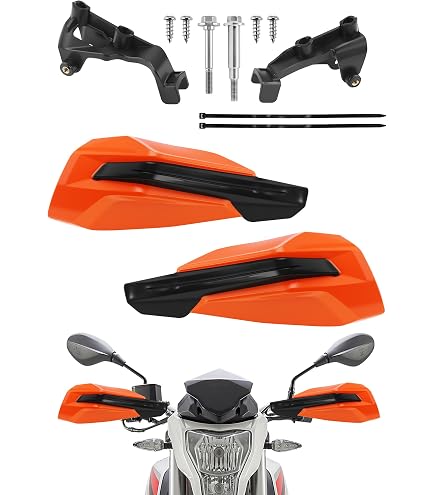 Amazon.com: Genuine KTM White Handguard Kit 7960218204428 : Automotive