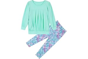 Goodstoworld Toddler Girls 2Pcs Pants Set Autumn Winter Long Sleeves Clothes Outfits Suit Sweatshirts Tops
