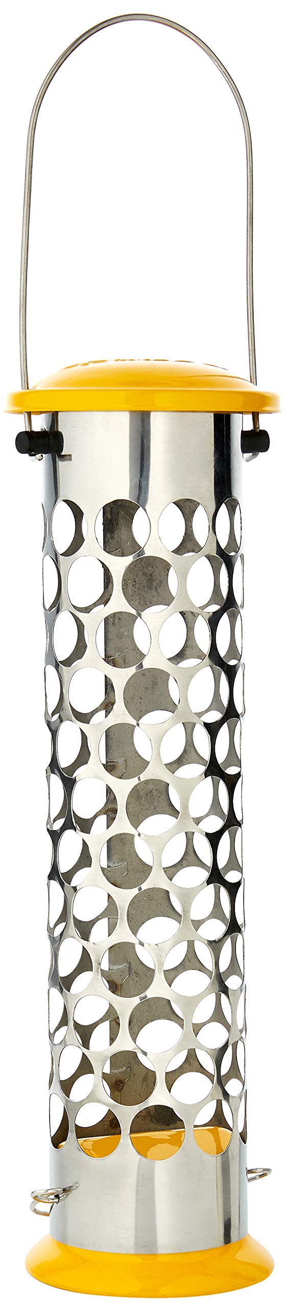 Peckish Daily Goodness Suet Nugget Metal Bird Feeder,Yellow