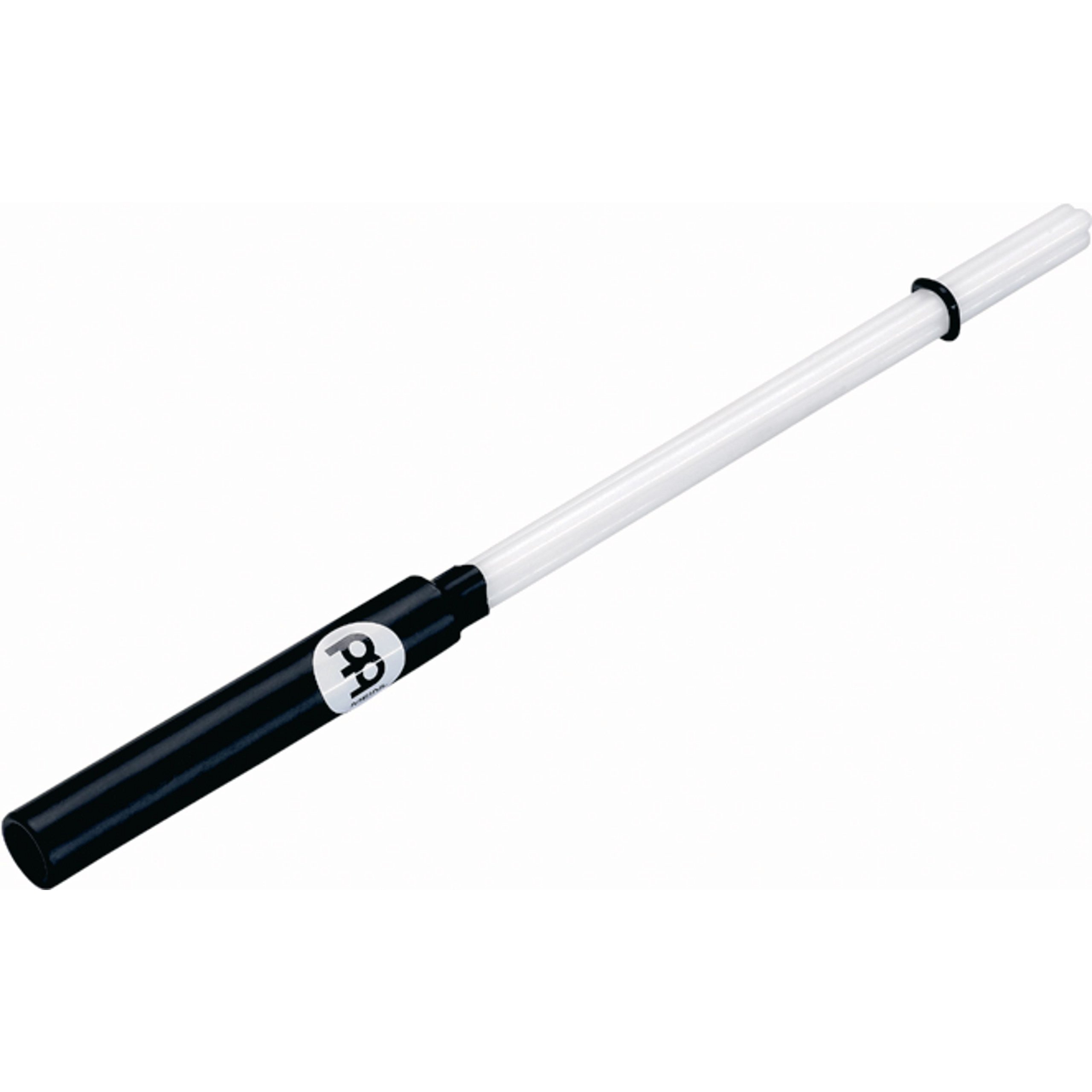 Meinl Percussion Triple Samba Stick - Short Beater for Samba Instruments - With 3 Stripes - Length 27.5 cm - Plastic, White (SST3-S)