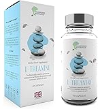 L-Theanine PURE 400mg Focus, Stress, Anxiety | 60 Easy Swallow L Theanine Capsules | GMP Standards | UK Manufactured | Money Back Guarantee