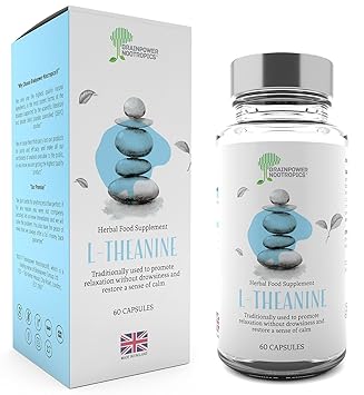 Feines L-Theanin | ltheanine | 400mg Dosis | 60 L-Theanine-Kapseln | vegan & glutenfrei | GMP-Standards | Geld-zurück-Garanti