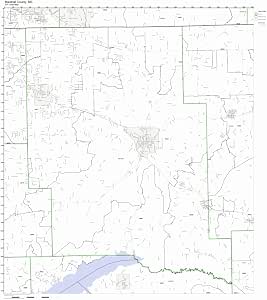 Amazon.com: Marshall County, Mississippi MS ZIP Code Map Not Laminated