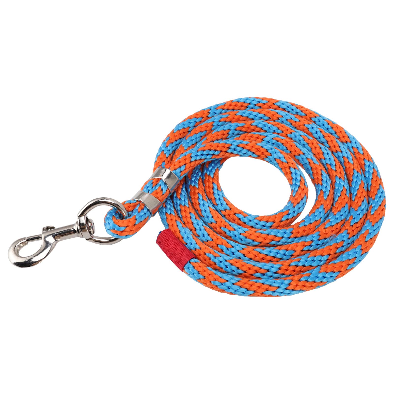 HEEPDD Nylon Horse Rope, Friction Free 13ft Long Horse Leash Rope Soft Touch for Pet for Training Blue Orange