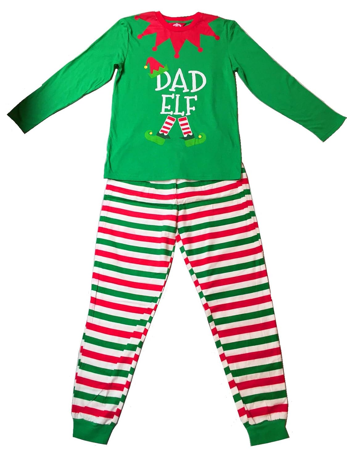 Christmas Elves Elf Pyjamas PJ Top & Bottom Xmas Family