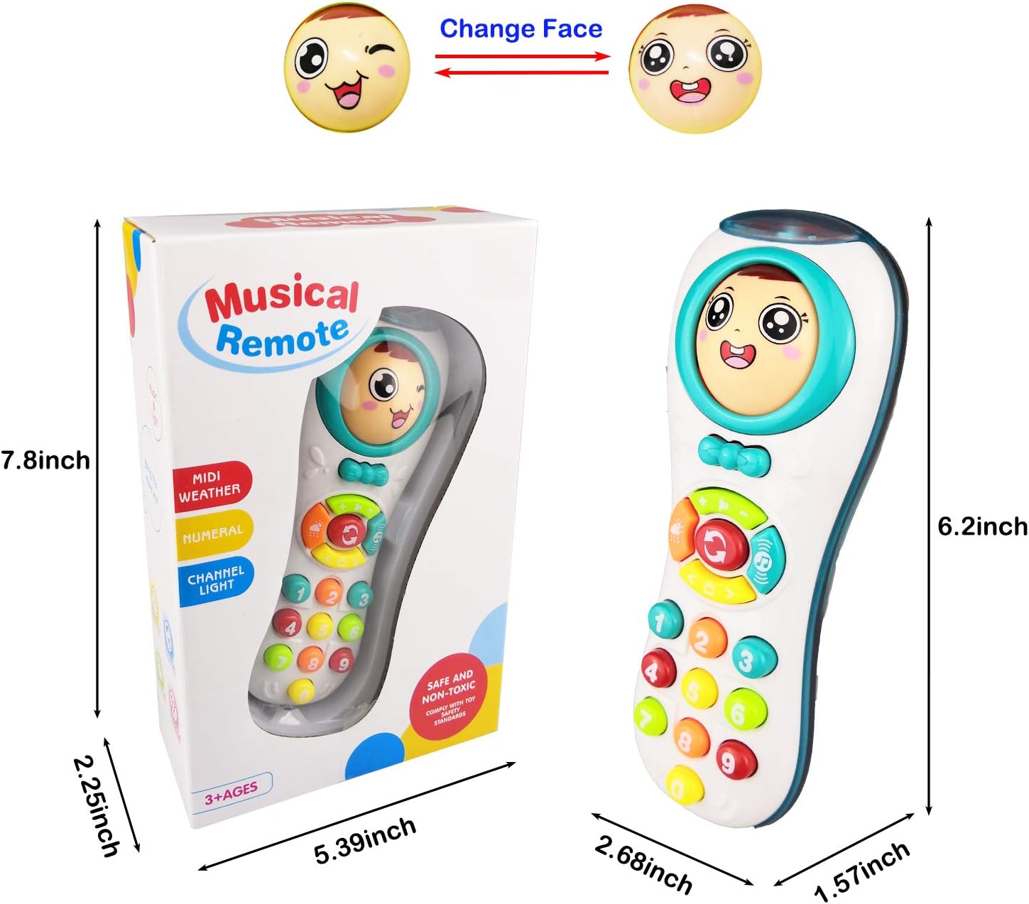 Musical remote for kids 3+years Amazon.co.uk Sports & Outdoors