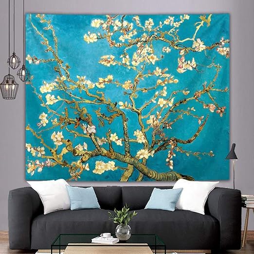 Lylqqq Tapiz Tapiceria Patron Pintura Al Oleo Tapiceria Bohemia