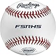 Rawlings | FLAT SEAM High School Baseballs | Game/Practice Use | NOCSAE Stamp | 12 Count