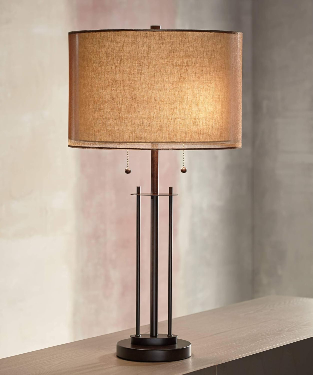 double table lamp