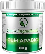 SPECIAL INGREDIENTS Gum Arabic Powder Acacia 100g Premium Quality Vegan Non-GMO