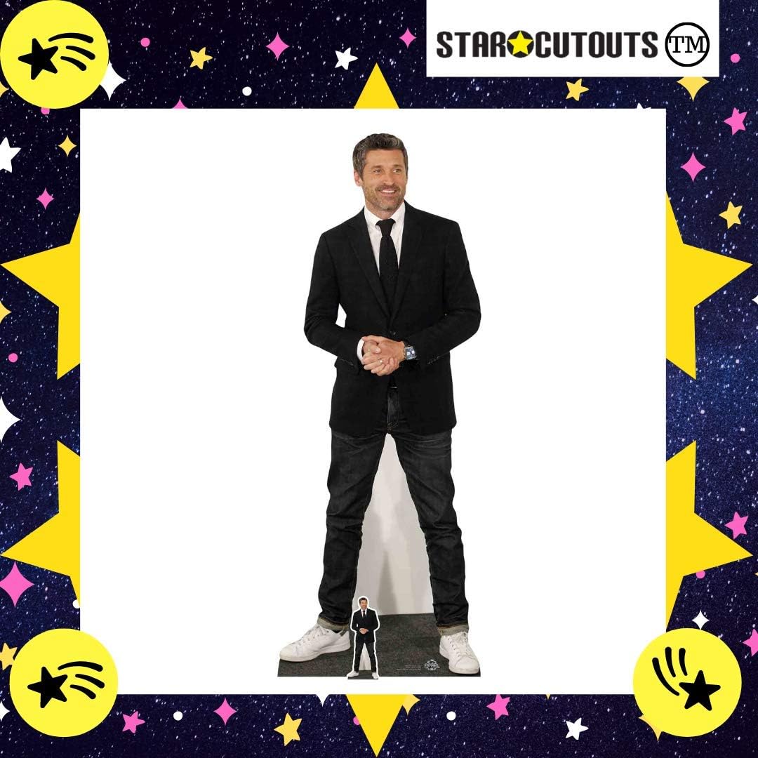 Star Cutouts CS815 Patrick Dempsey Lifesize Cardboard Cutout - TV Heartthrob Display for Parties Events & Fan Bedrooms - Image 4