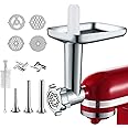 Metal Food Grinder Attachments for KitchenAid Stand Mixers, Cofun Meat Grinder Attachments for kitchenAid Mixers, Included 3 