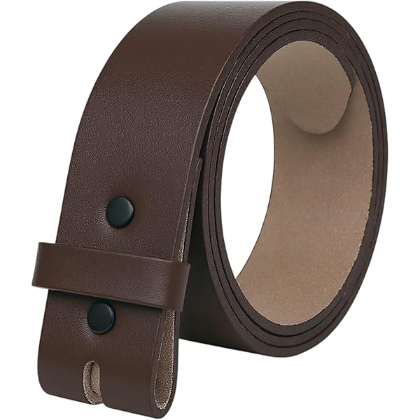 Men's Full Grain Buffalo Leather Belt | Vintage Metal Buckle | 1.5" Width Casual Jean Belt