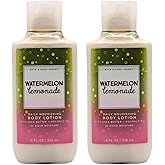 Bath and Body Works Body Lotion, Set of 2, 8oz Each (Watermelon Lemonade)