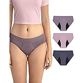 Neione Period Underwear for Women Mid Rise Menstrual Panties Modal Hipster Briefs Soft Stretch