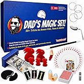 Dad&rsquo;s Magic Set - 50 Awesome Magic Tricks for Dads to Amaze the Whole Family - Easy to Learn - Video Tutorials by a Pro Magician - Fun Gift for Dad or Grandpa for Father's Day, Birthdays, Christmas