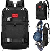 GoHimal Skateboard Backpack, Skateboard Bag Sports Backpack, Laptop Bag Multi-Sport Design for Men & Women